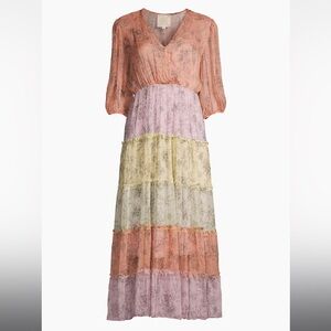 Johnny Was Jade Liza MIDI Dress Size Large